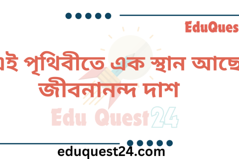 এই পৃথিবীতে এক স্থান আছে