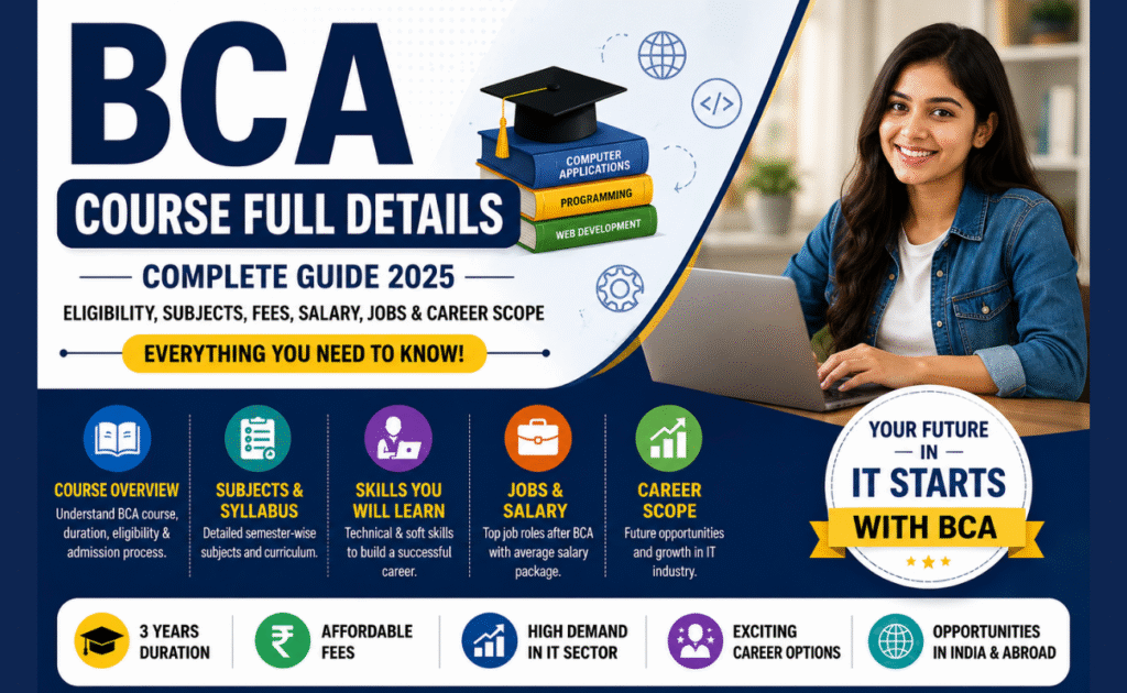 BCA Full Form: Meaning, Course Details and Career Scope