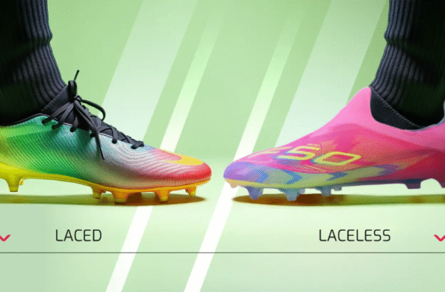 Laced vs Laceless Football Boots